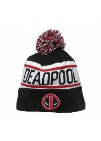 Плетена зимна шапка на DEADPOOL